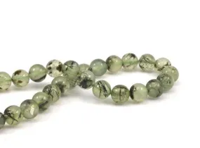 1 Strand Prehnite 10mm Gemstone Round Beads T021