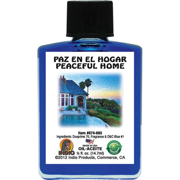 1/2 oz Indio Oil - Peaceful Home