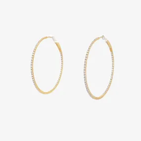 1.75 Ultra Whisper Thin 1.30CT Hoop Earrings