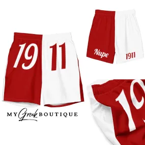 2-Toned Nupe 1911 Swim Trunks