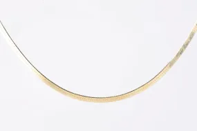 20" 14k Yellow Gold Herringbone Chain (7.47g.)