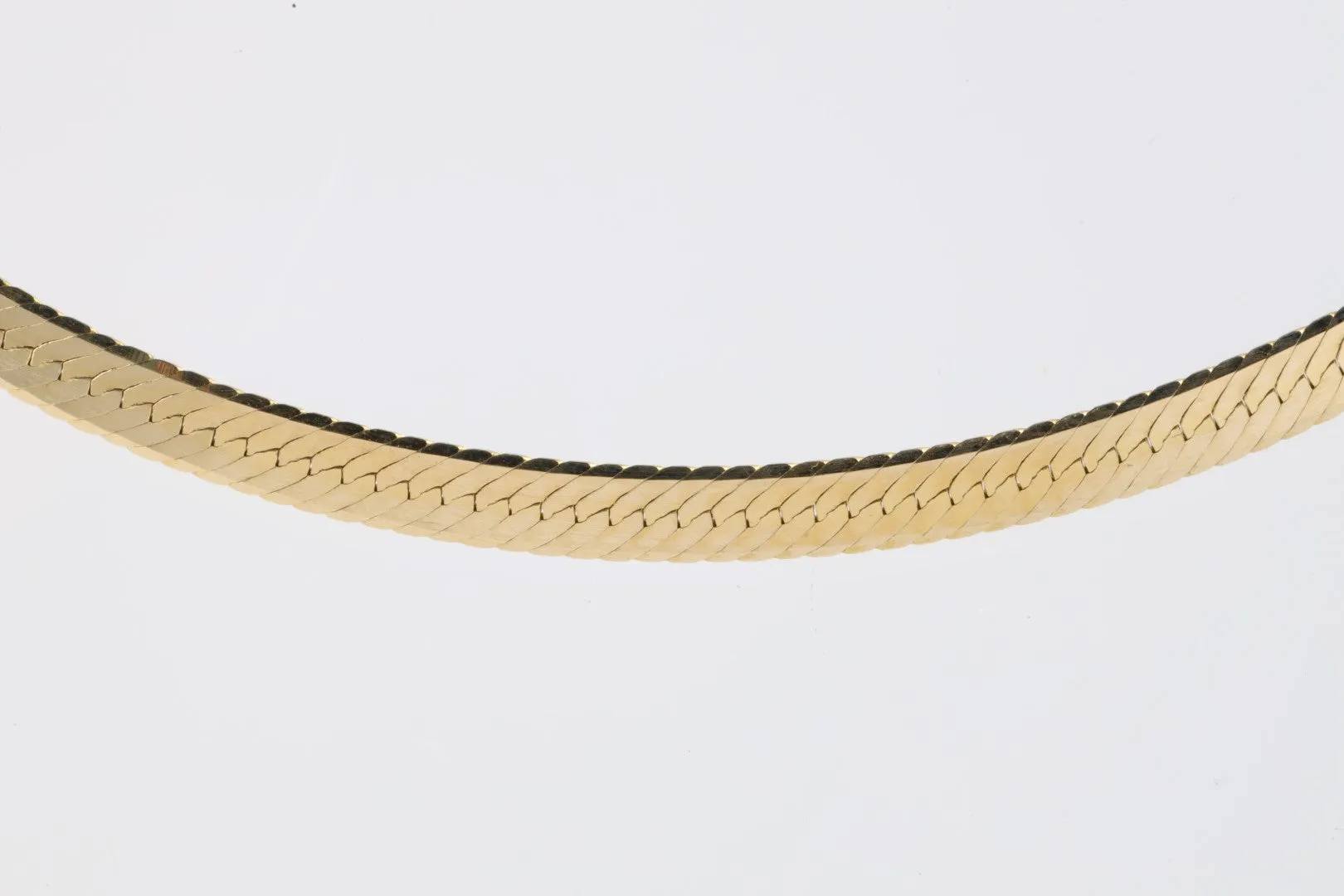 20" 14k Yellow Gold Herringbone Chain (7.47g.)