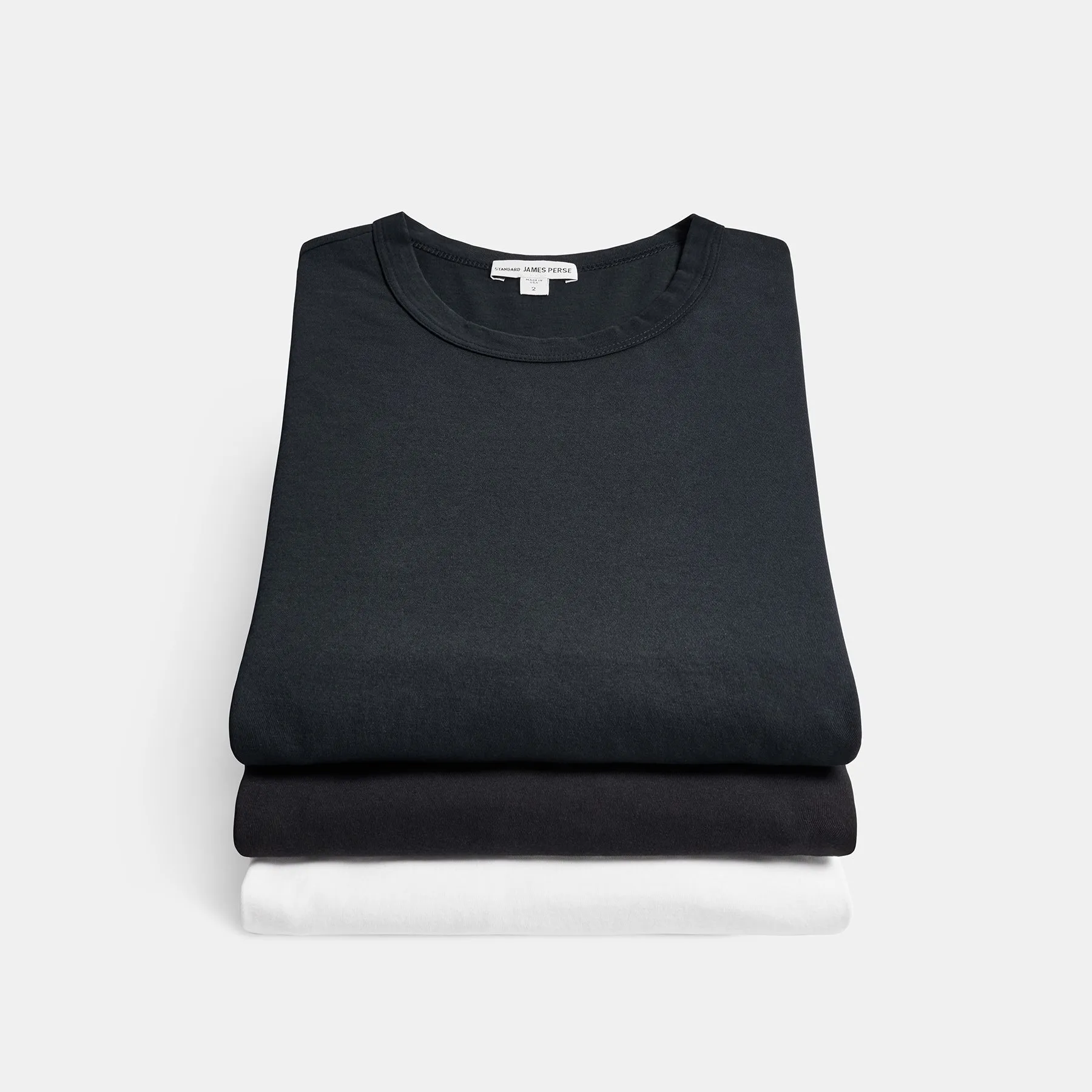 3 Pack Short Sleeve Crew Neck - Black/White/Deep