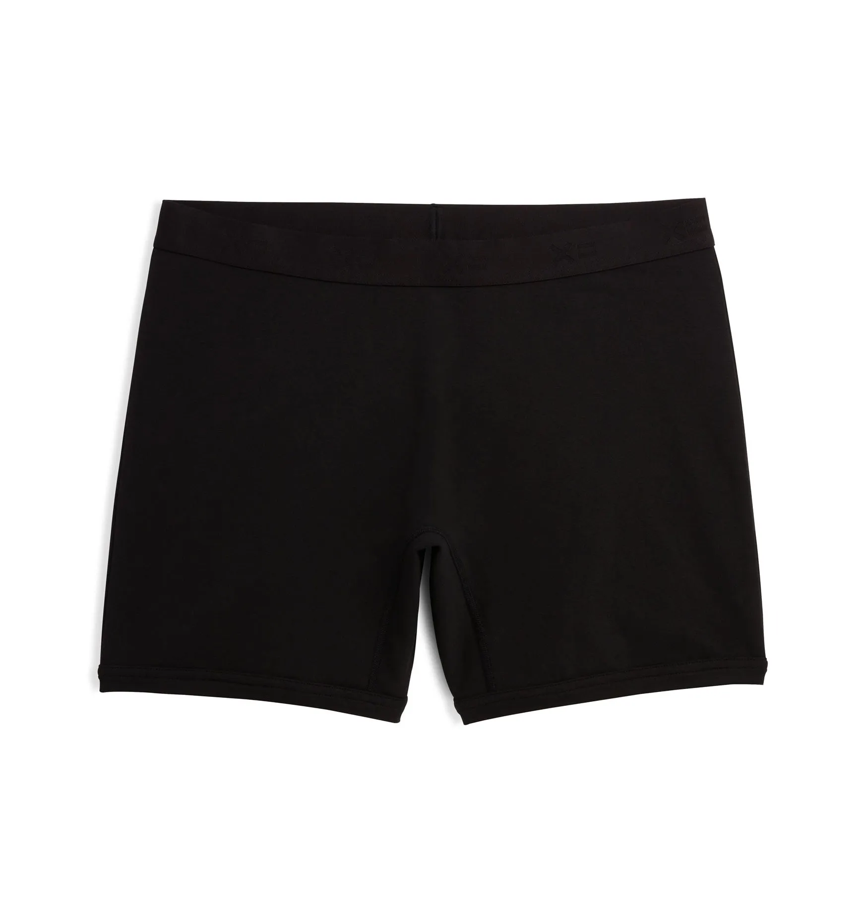 6" No Fly Boxer Briefs - X= Black