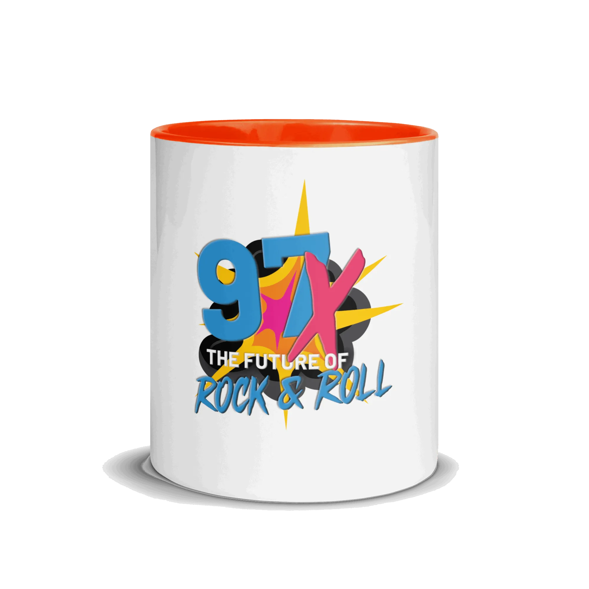 97x The Future Of Rock n Roll Mug with Color Inside