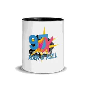 97x The Future Of Rock n Roll Mug with Color Inside