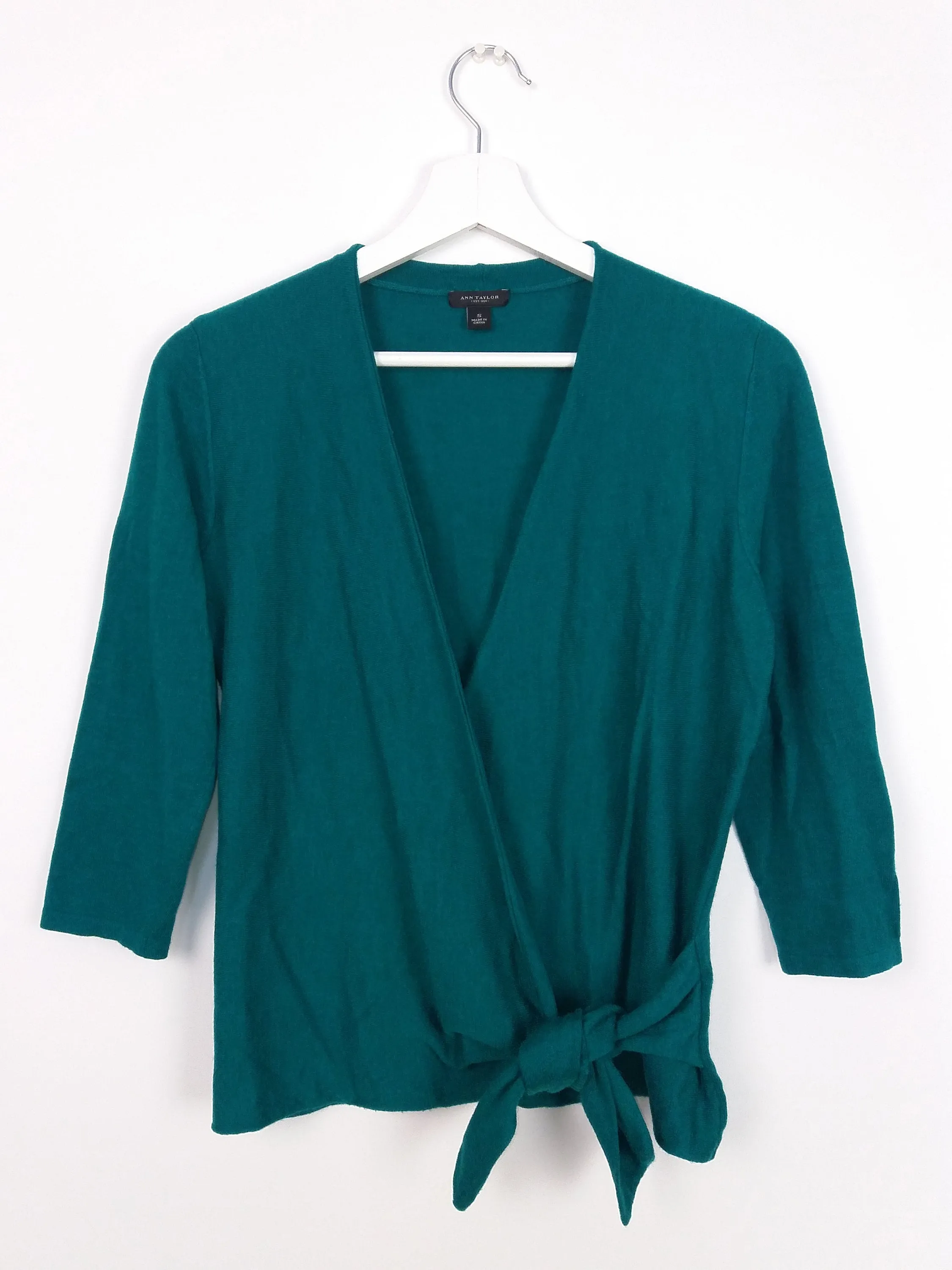 ANN TAYLOR Wrap Blouse Cardigan