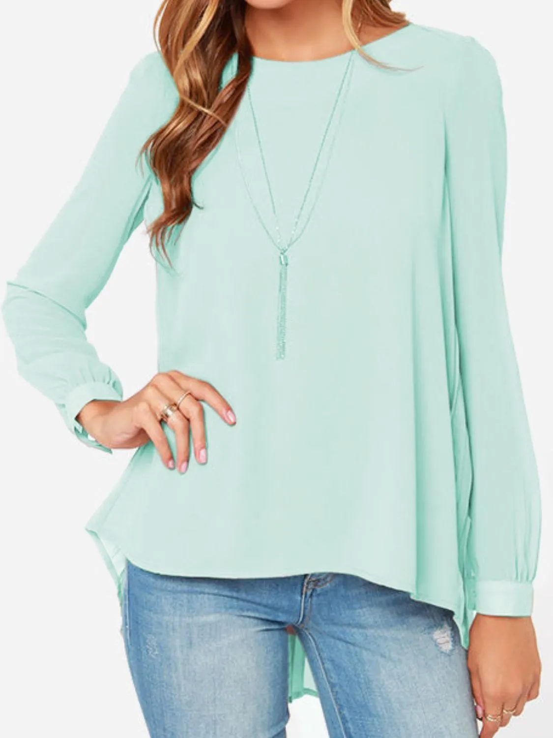 Back Pleated Blouse