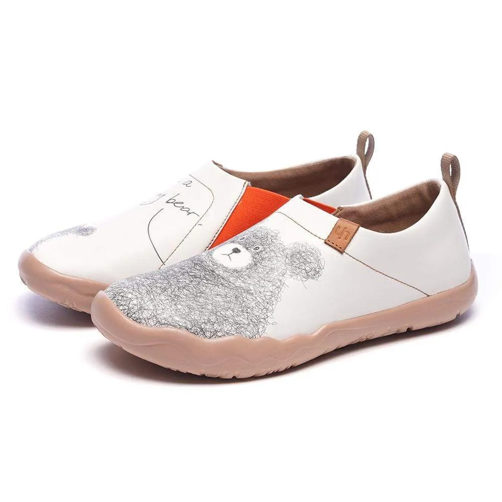 BE WITH YOU Cute Bear Female Flat Shoes