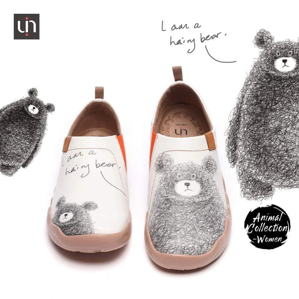 BE WITH YOU Cute Bear Female Flat Shoes