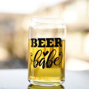 Beer Babe | Beer Can Glass