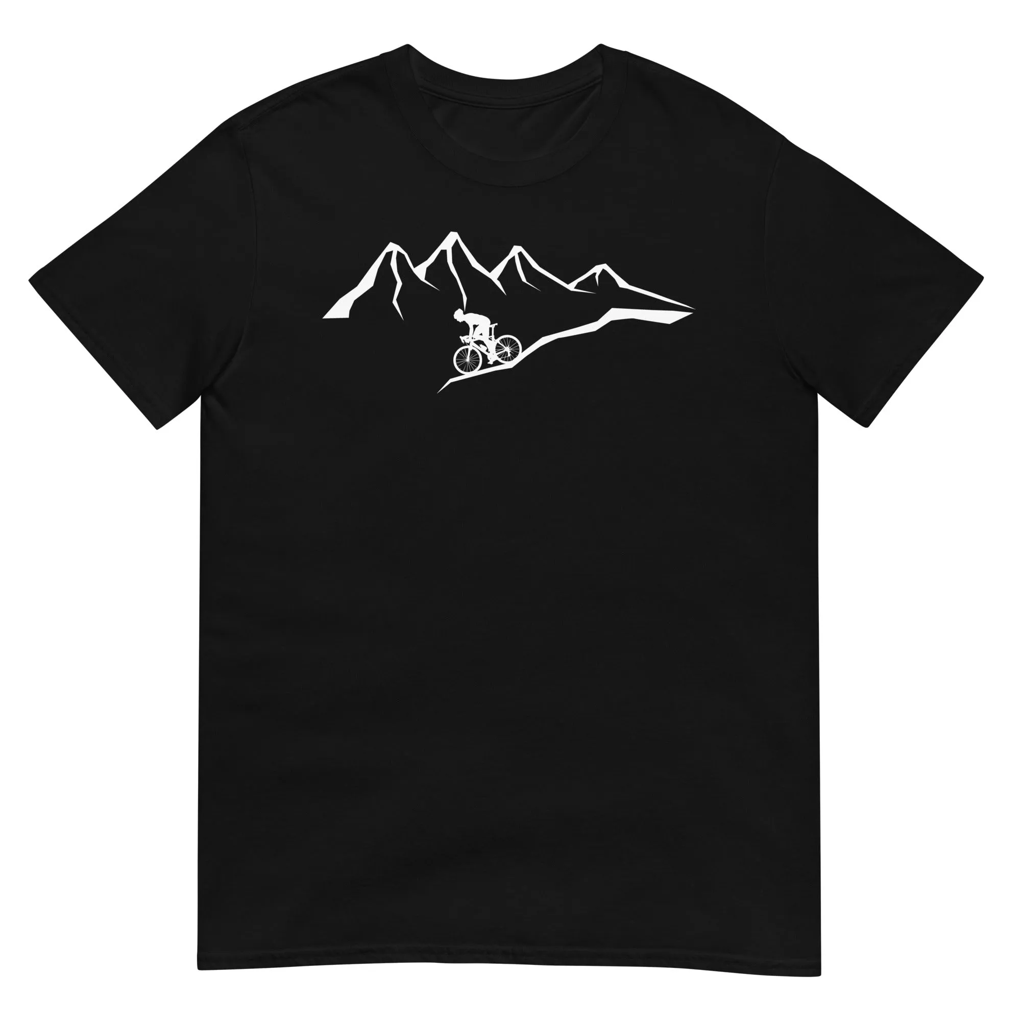 Berge - Radfahren - (F) (14) - Unisex Basic Softstyle T-Shirt | Gildan 64000