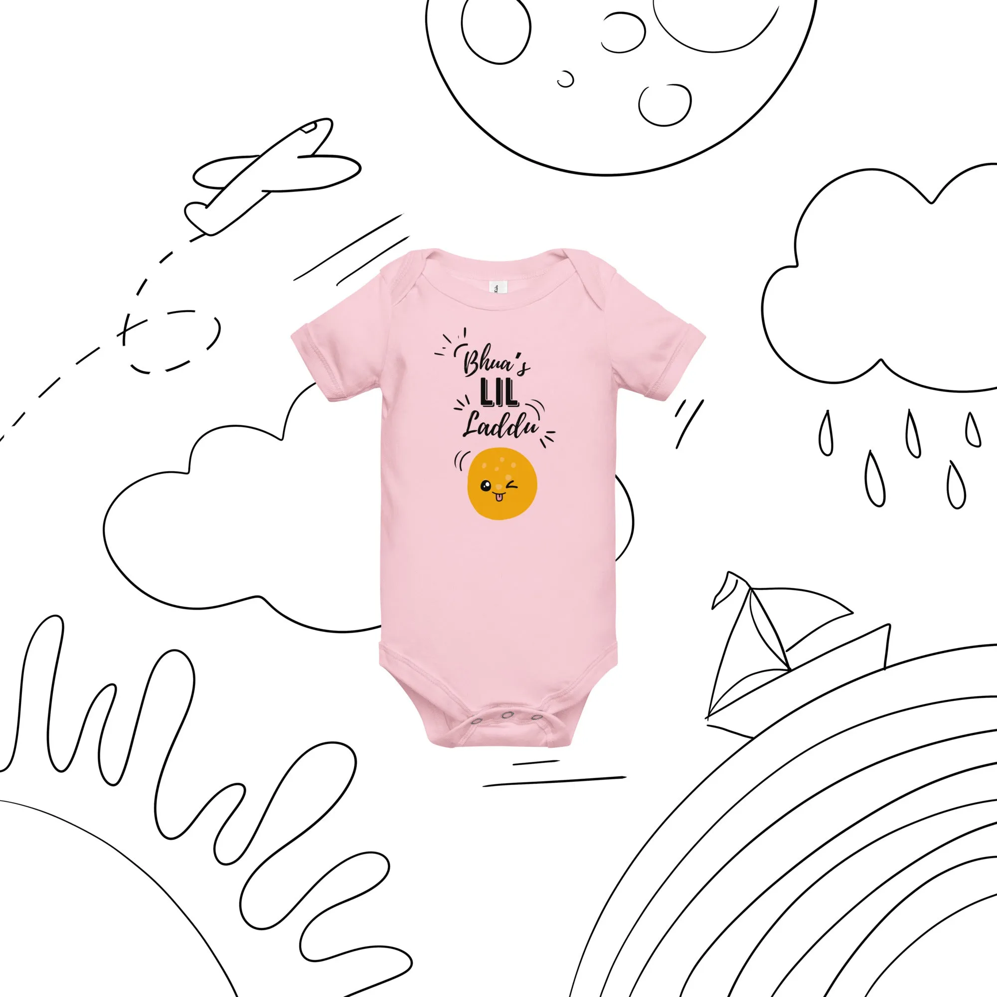 Bhua Little Laddu Baby Onesies