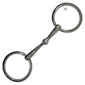 Big Loose Ring Snaffle Bit in Stainless Steel - 5