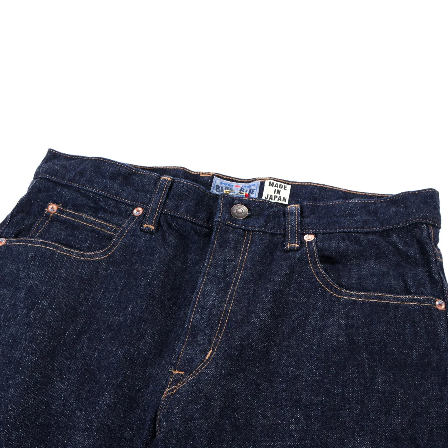 BLUE BLUE JAPAN SELVEDGE DENIM SLIM JEANS ONE WASH