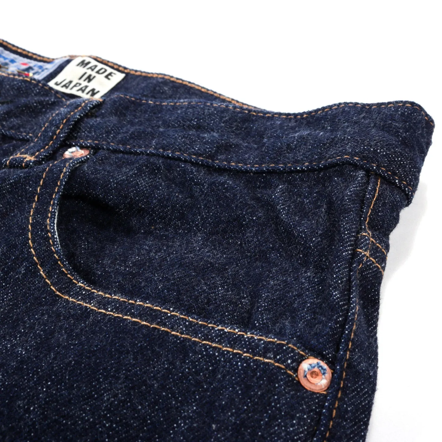 BLUE BLUE JAPAN SELVEDGE DENIM SLIM JEANS ONE WASH