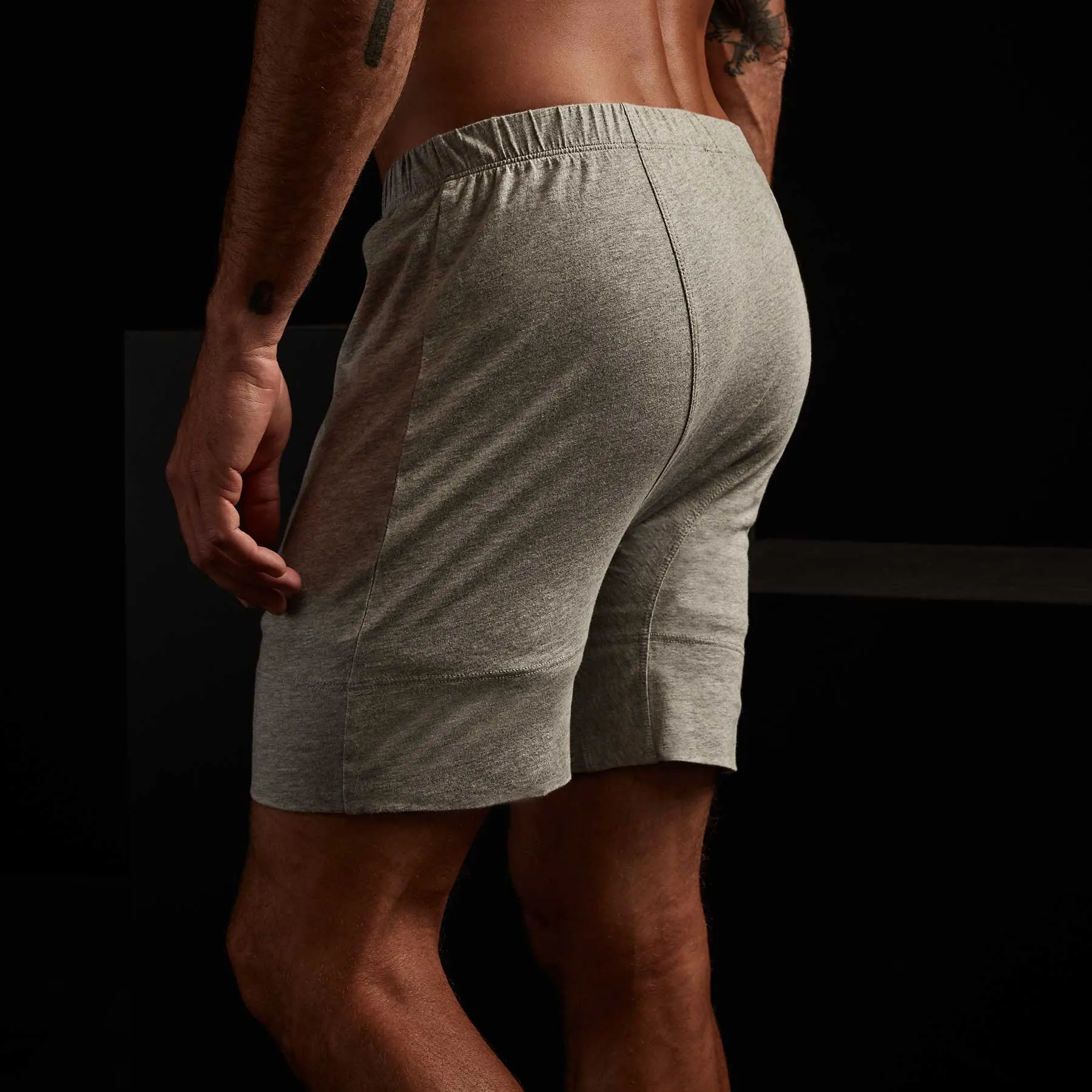 Boxer Short Classic Fit - Heather Grey