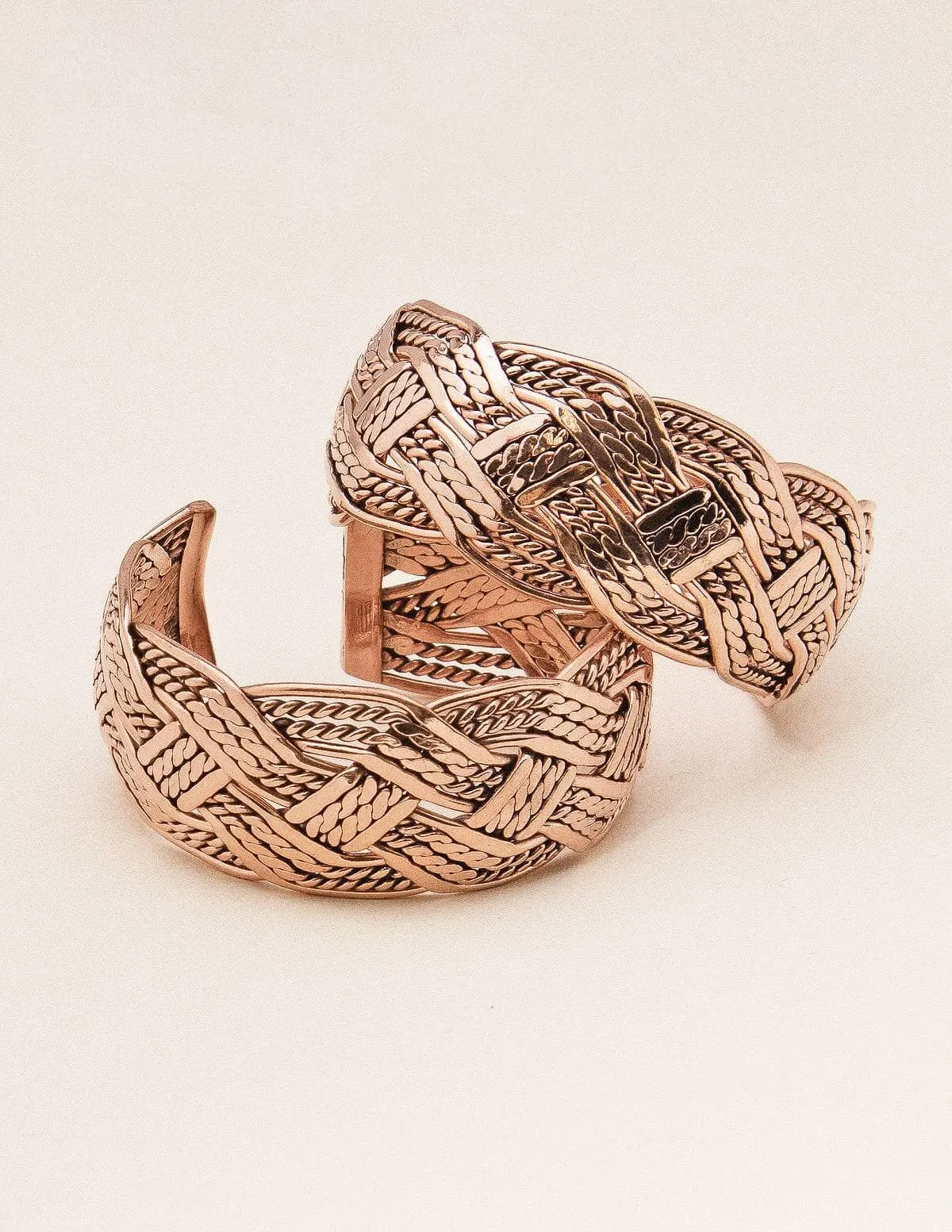 Braided Copper Cuff