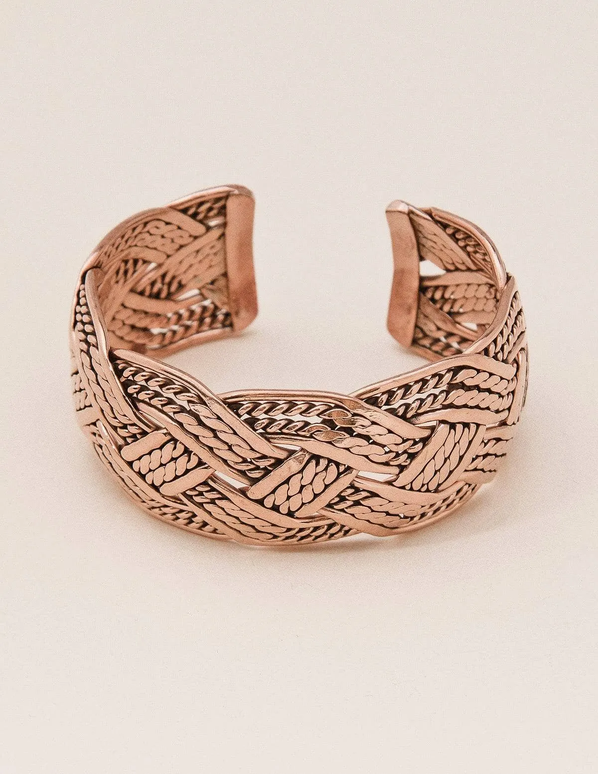 Braided Copper Cuff