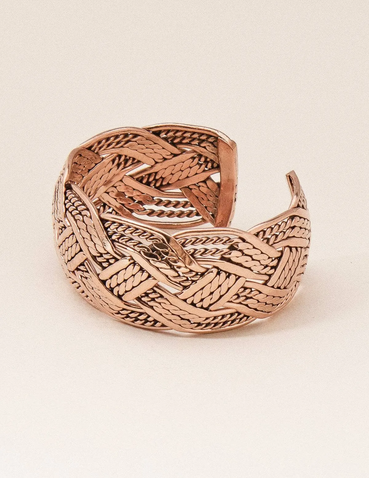 Braided Copper Cuff