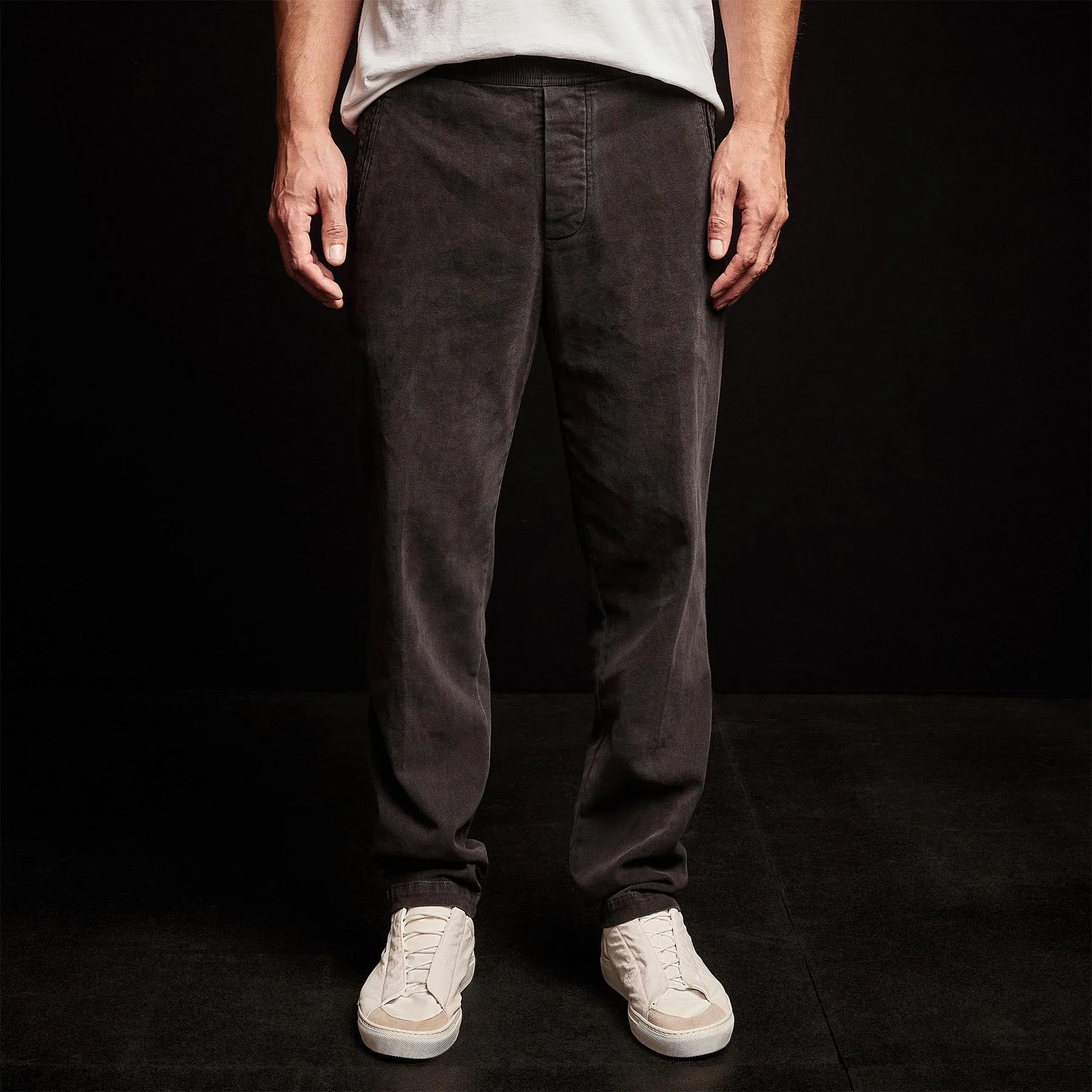 Brushed Cotton Twill Trouser - Magma Pigment