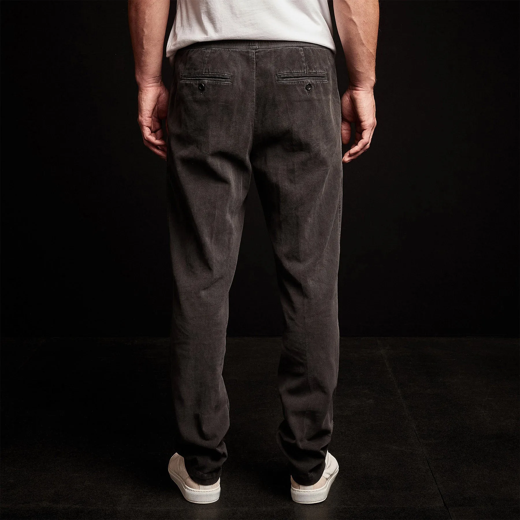 Brushed Cotton Twill Trouser - Magma Pigment