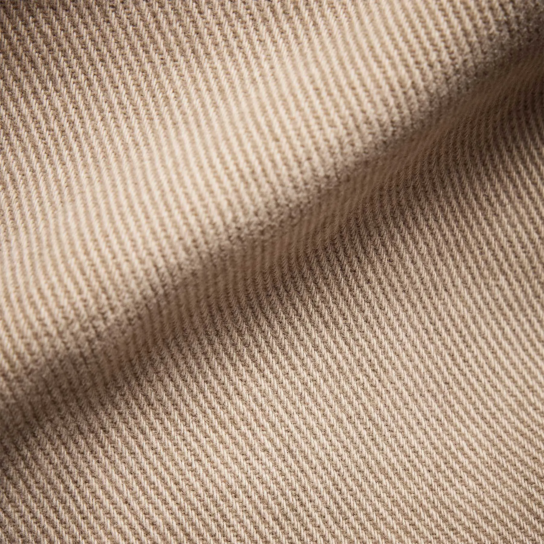 Brushed Cotton Twill Trouser - Toast Pigment