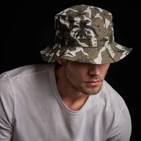 Camo Palm Print Bucket Hat - Jungle