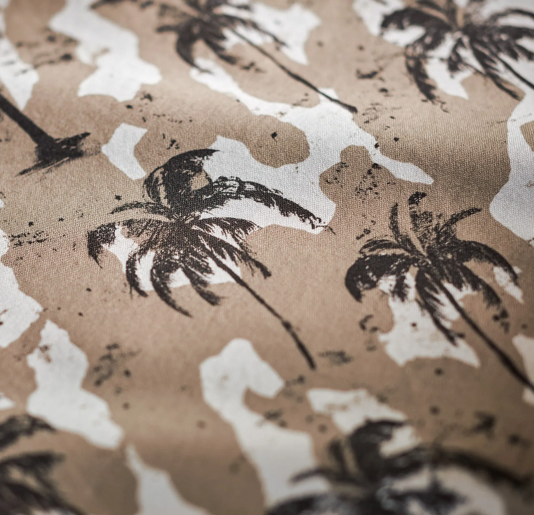 Camo Palm Print Table Napkin - Desert