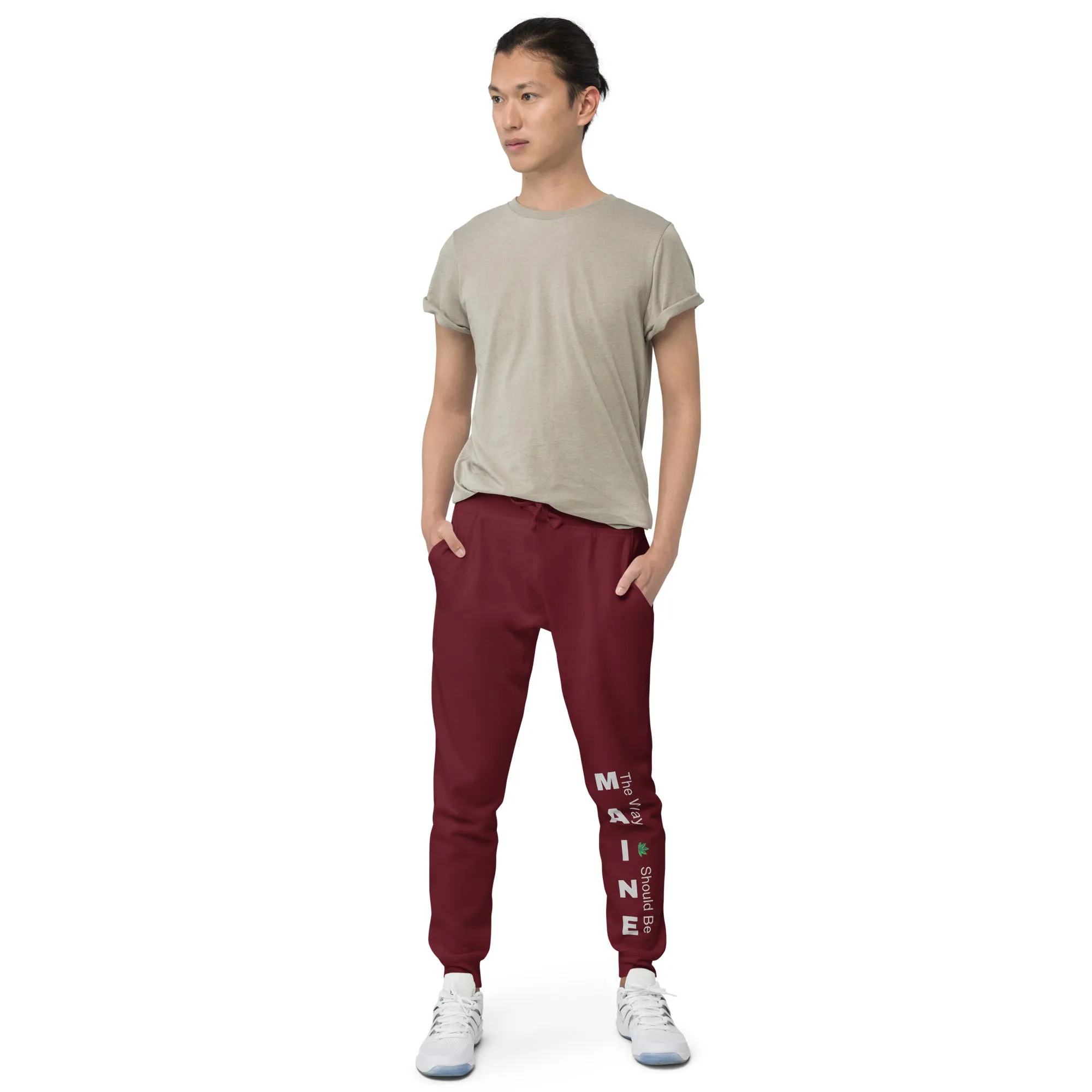 Cannabis inspired Unisex fleece sweatpants