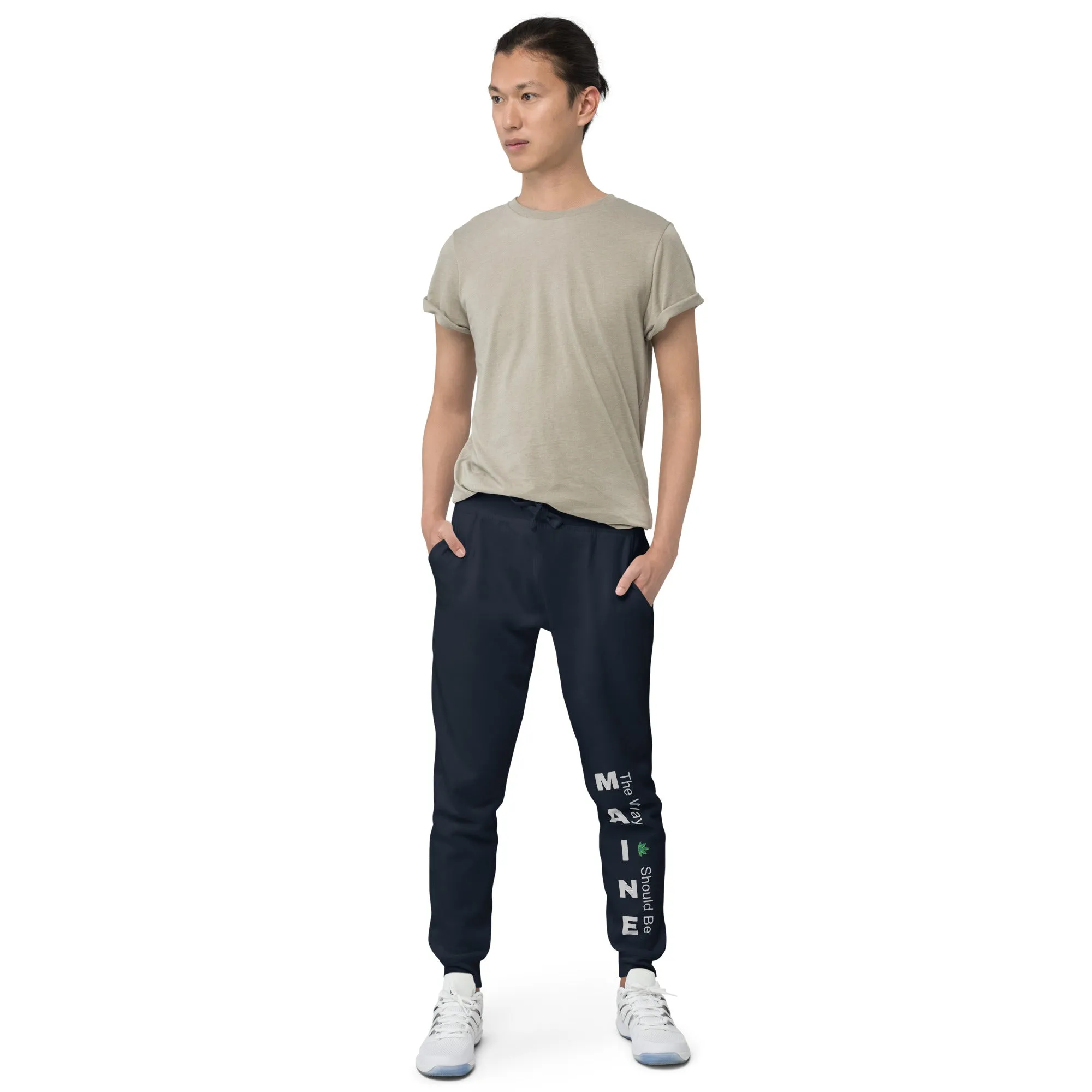 Cannabis inspired Unisex fleece sweatpants