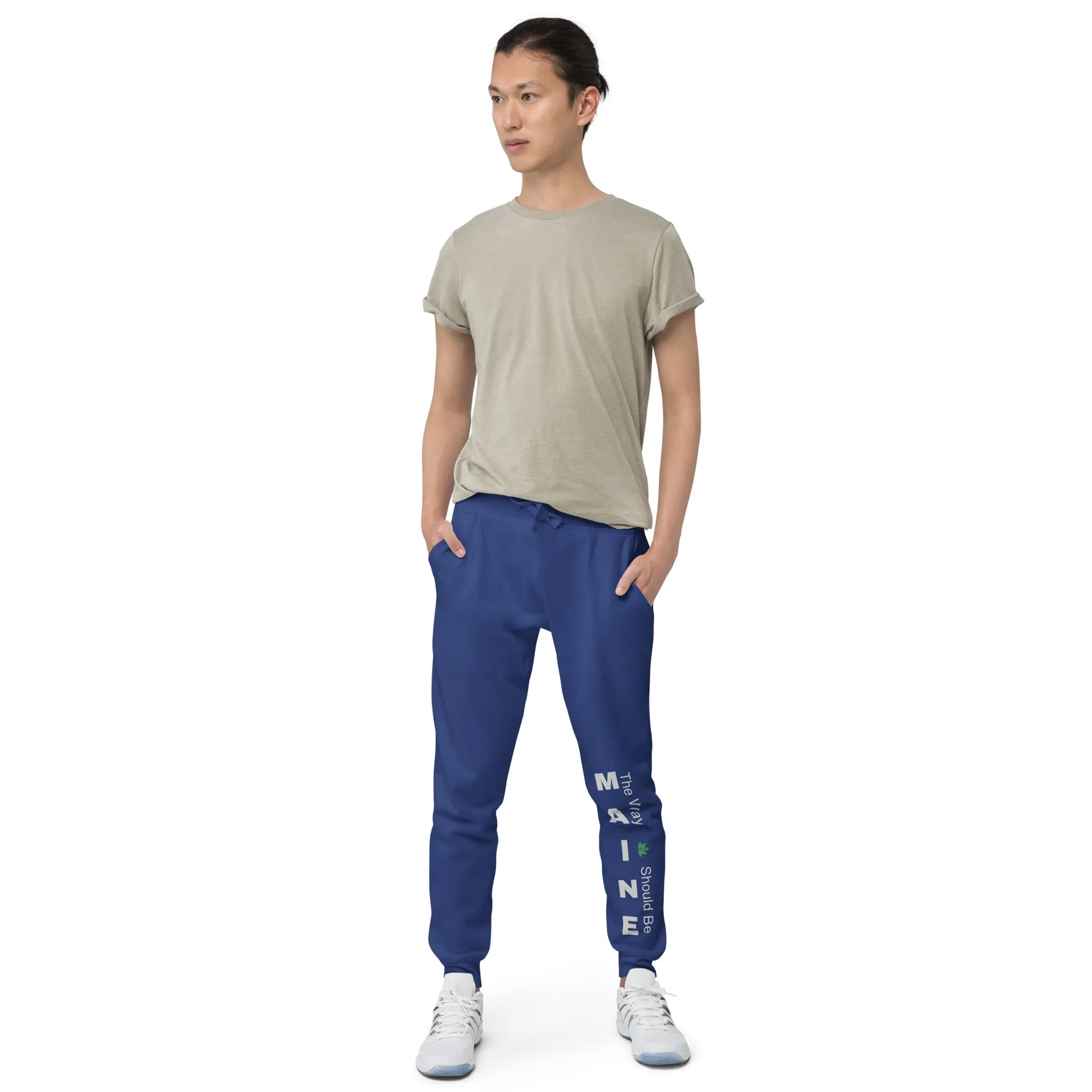 Cannabis inspired Unisex fleece sweatpants