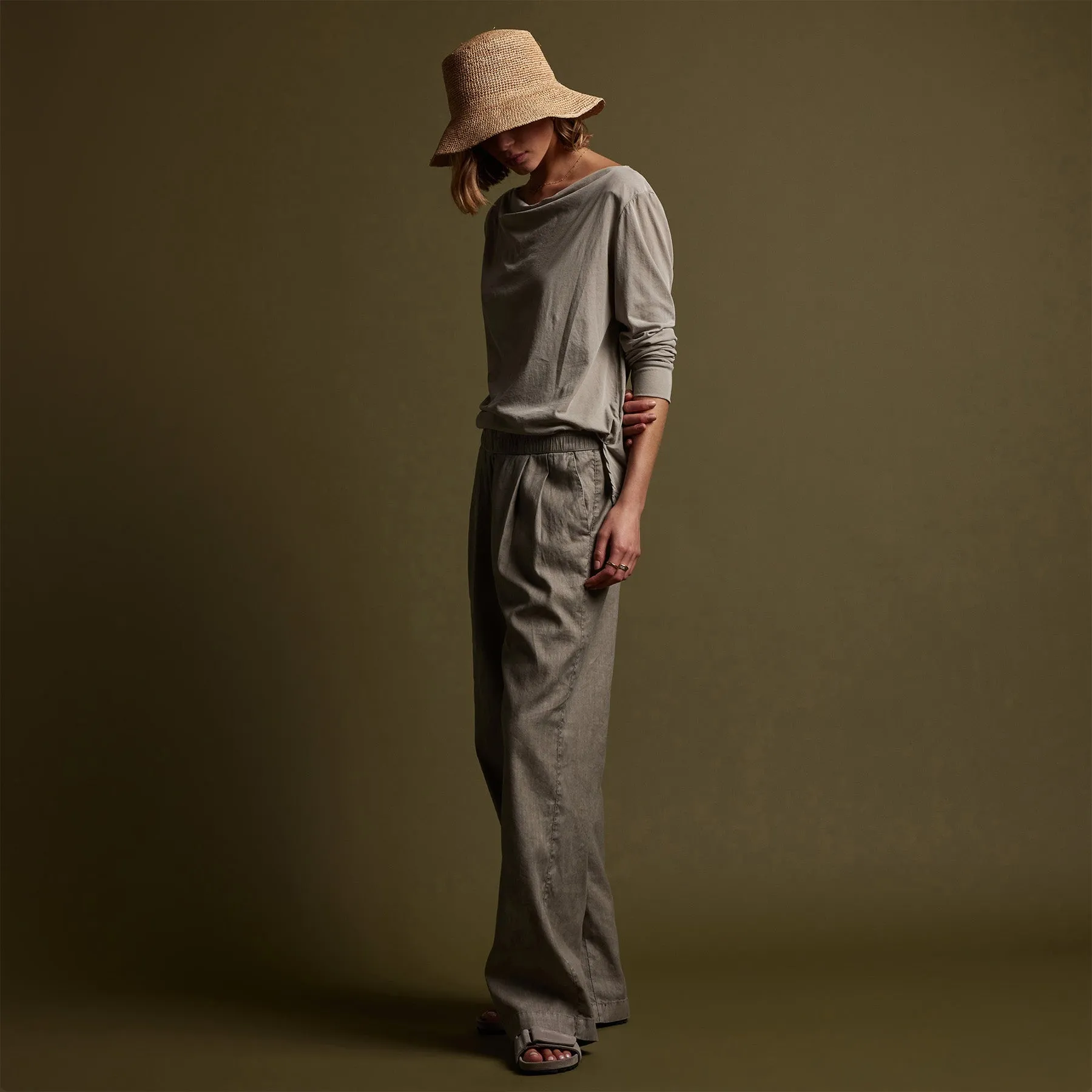 Canyon Linen Pant - Silt Pigment