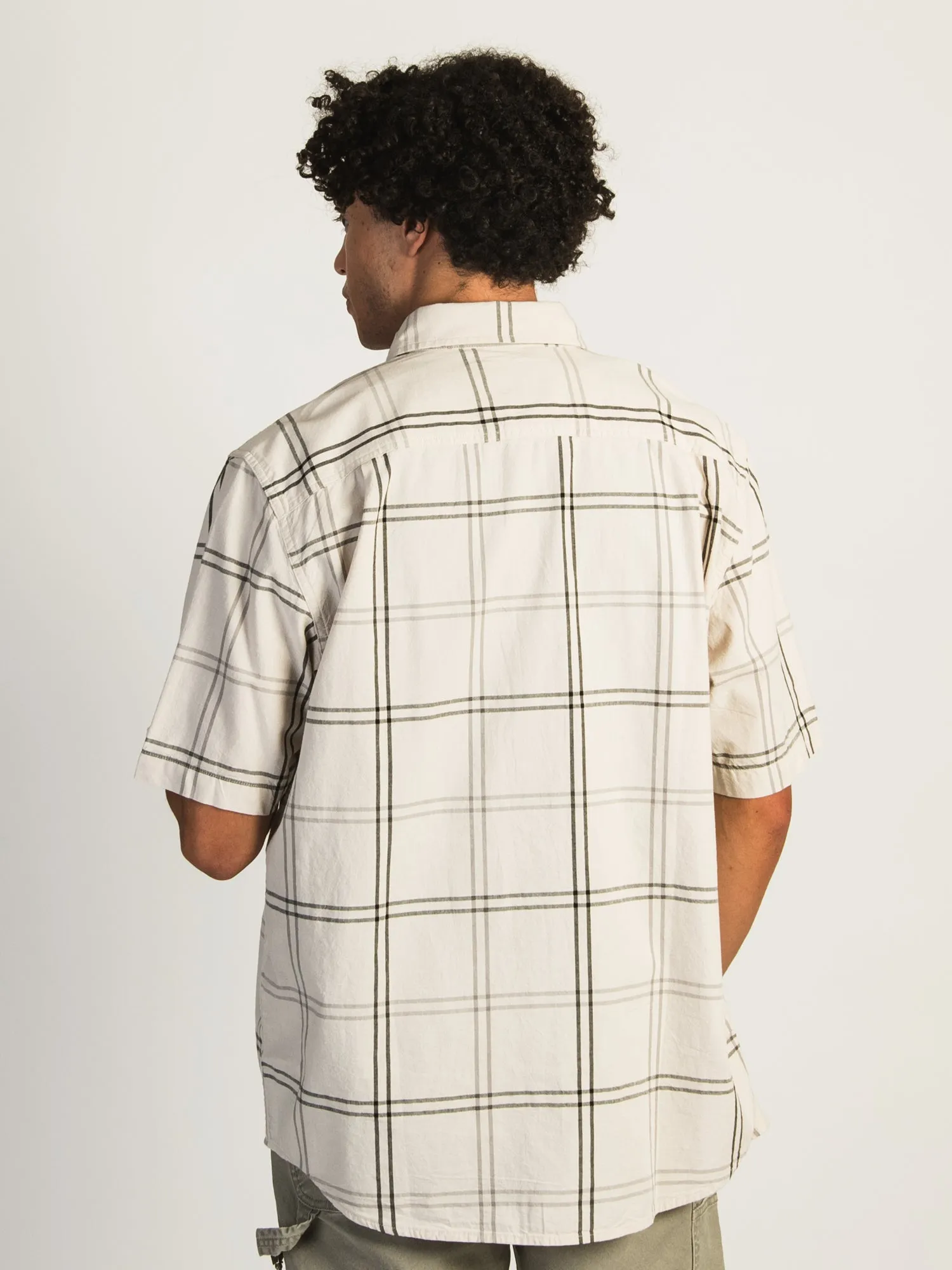 CARHARTT LOOSE FIT SHORT SLEEVE PLAID SHIRT