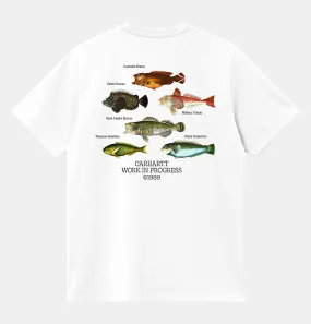 Carhartt WIP Fish T-Shirt in White