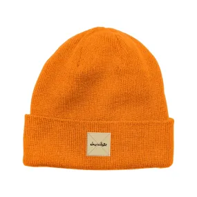 Chocolate Chunk Patch Beanie Orange