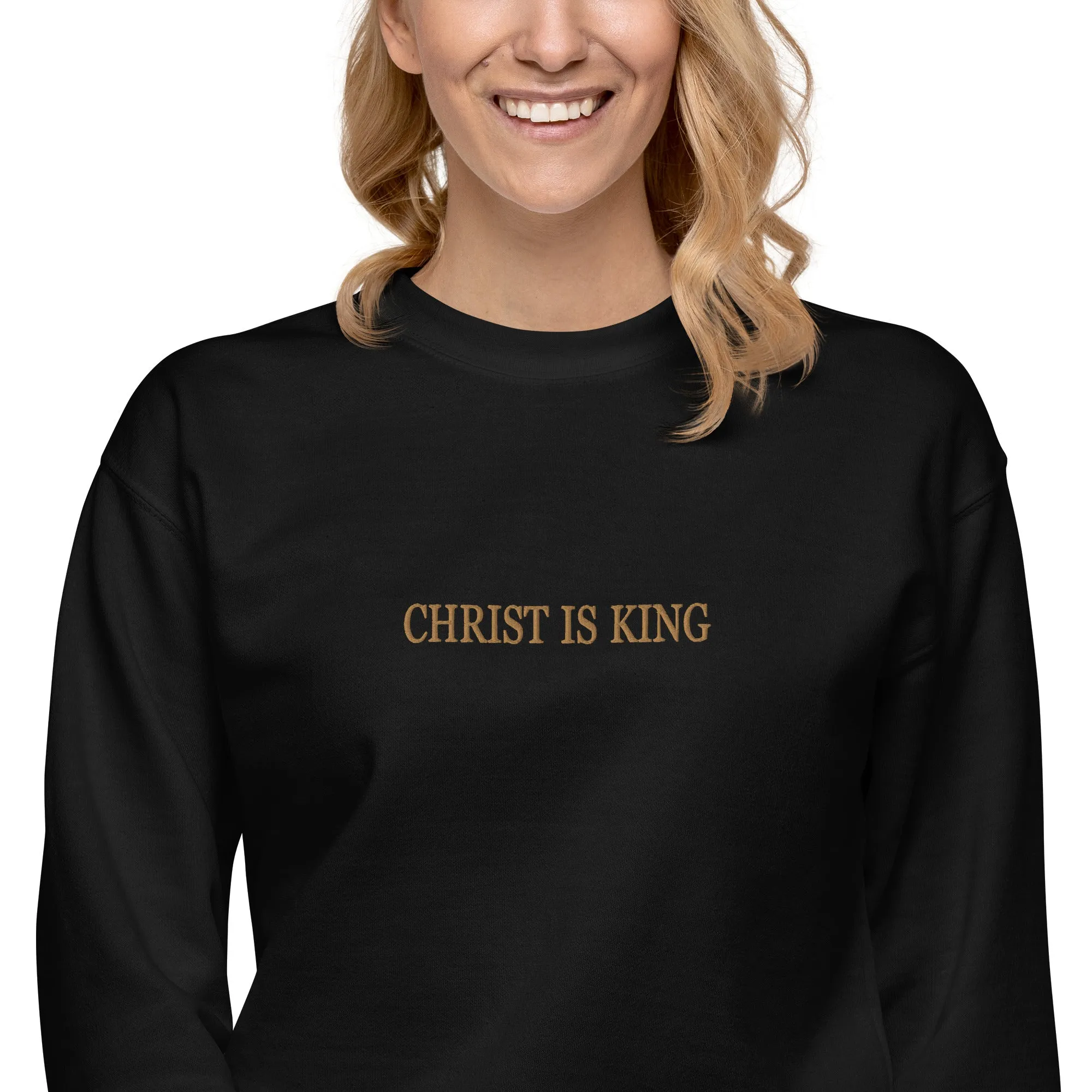 Christ is King sweatshirt, Catholic Premium sweatshirt