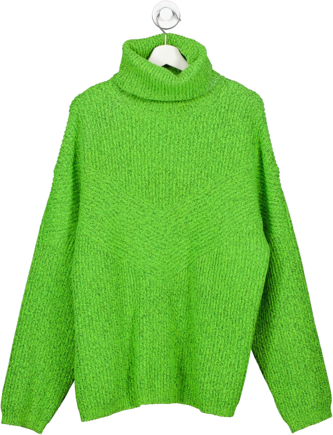 Christopher John Rogers Green Oversized Roll Neck Jumper UK S