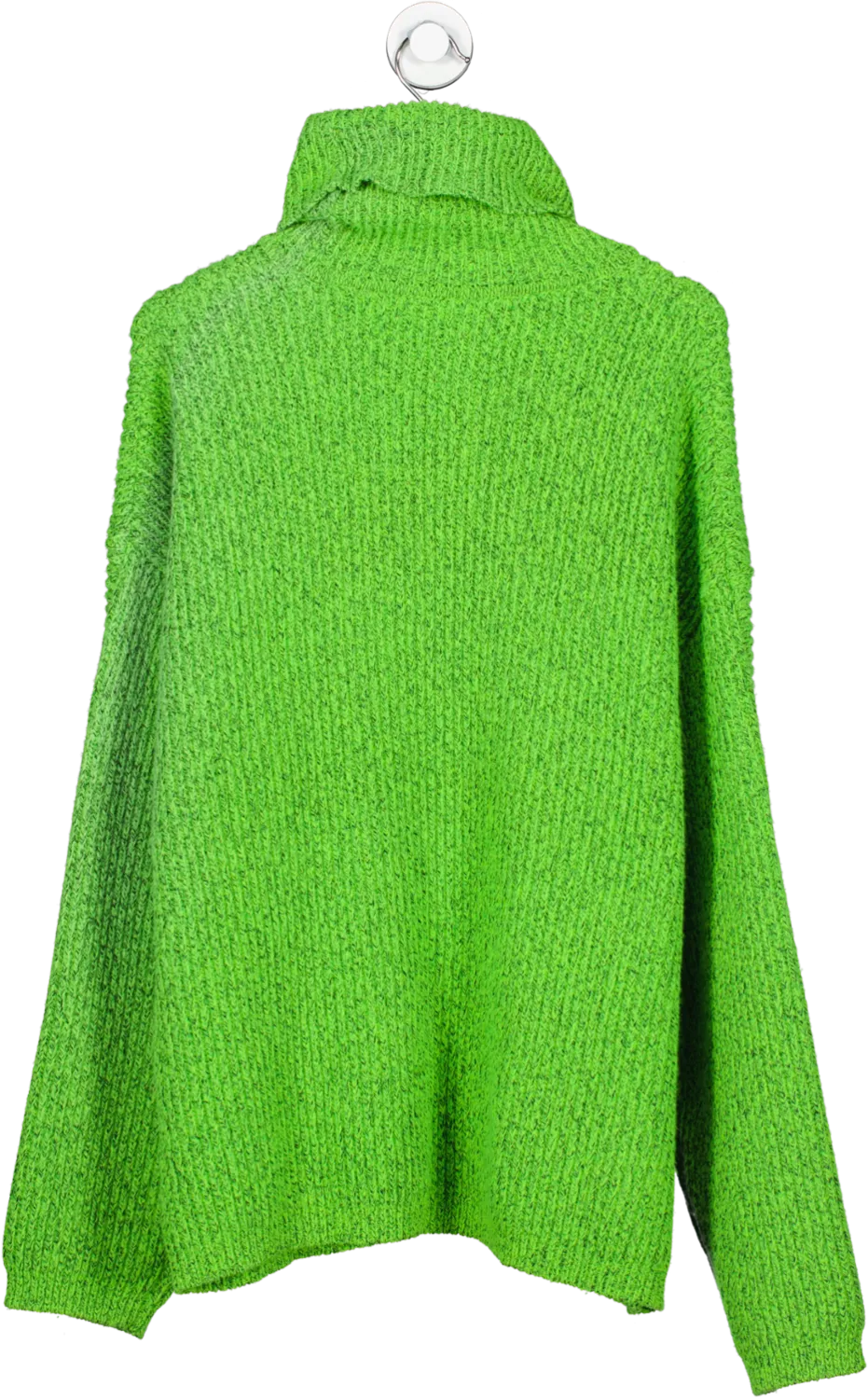 Christopher John Rogers Green Oversized Roll Neck Jumper UK S