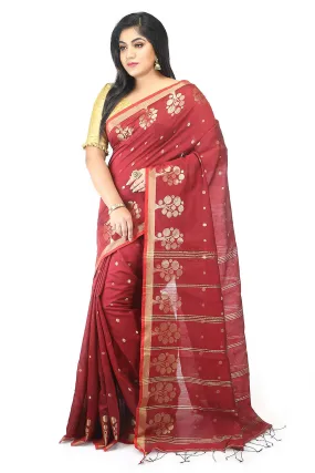 Coco bengal handloom extrawefts work saree