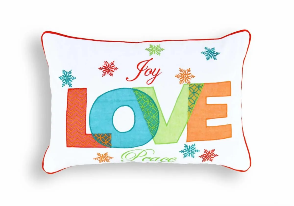 Colorful Love pillow cover