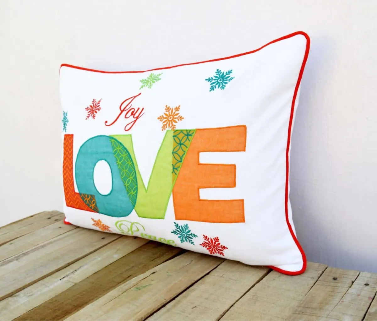 Colorful Love pillow cover