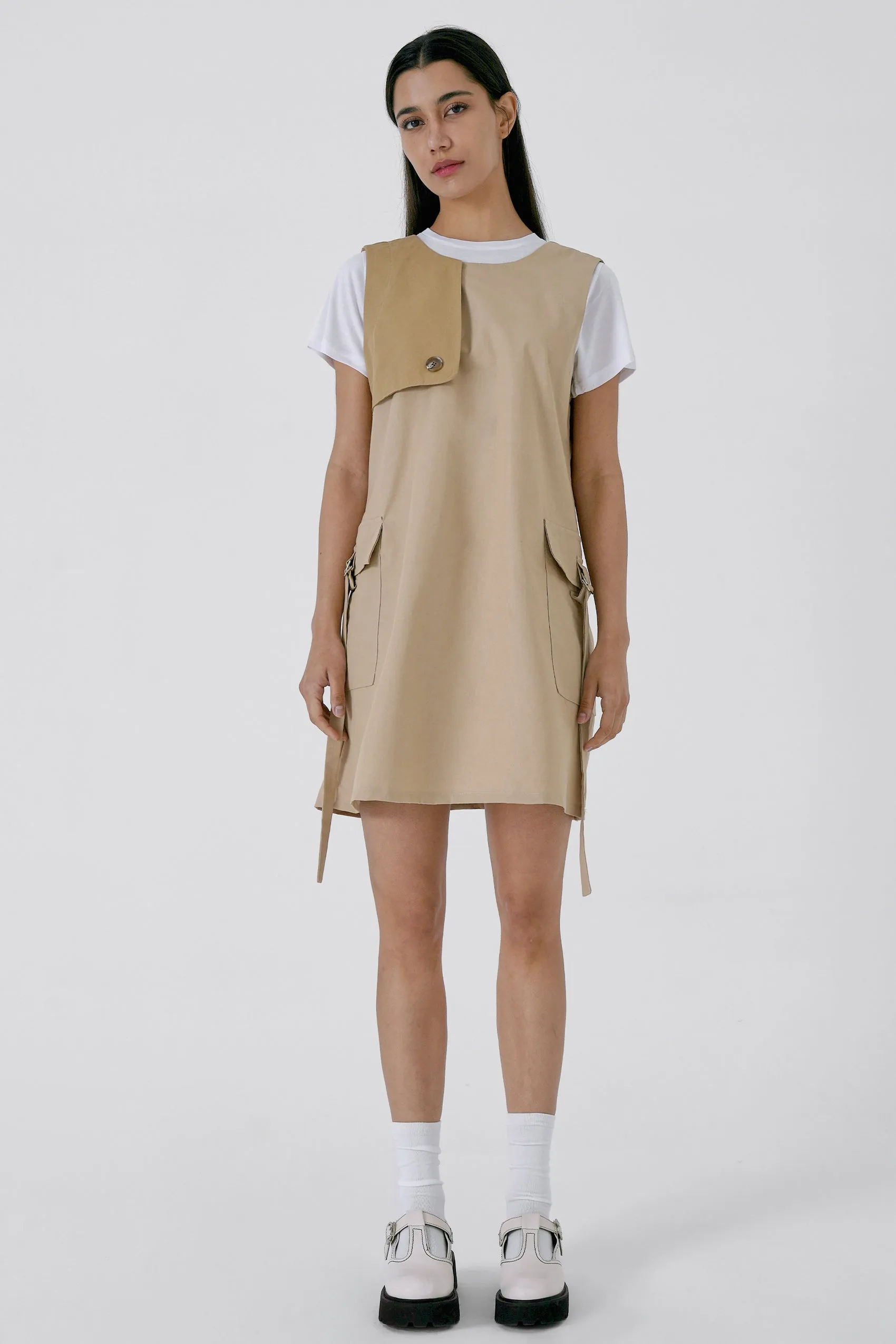 Corri Dress, Beige