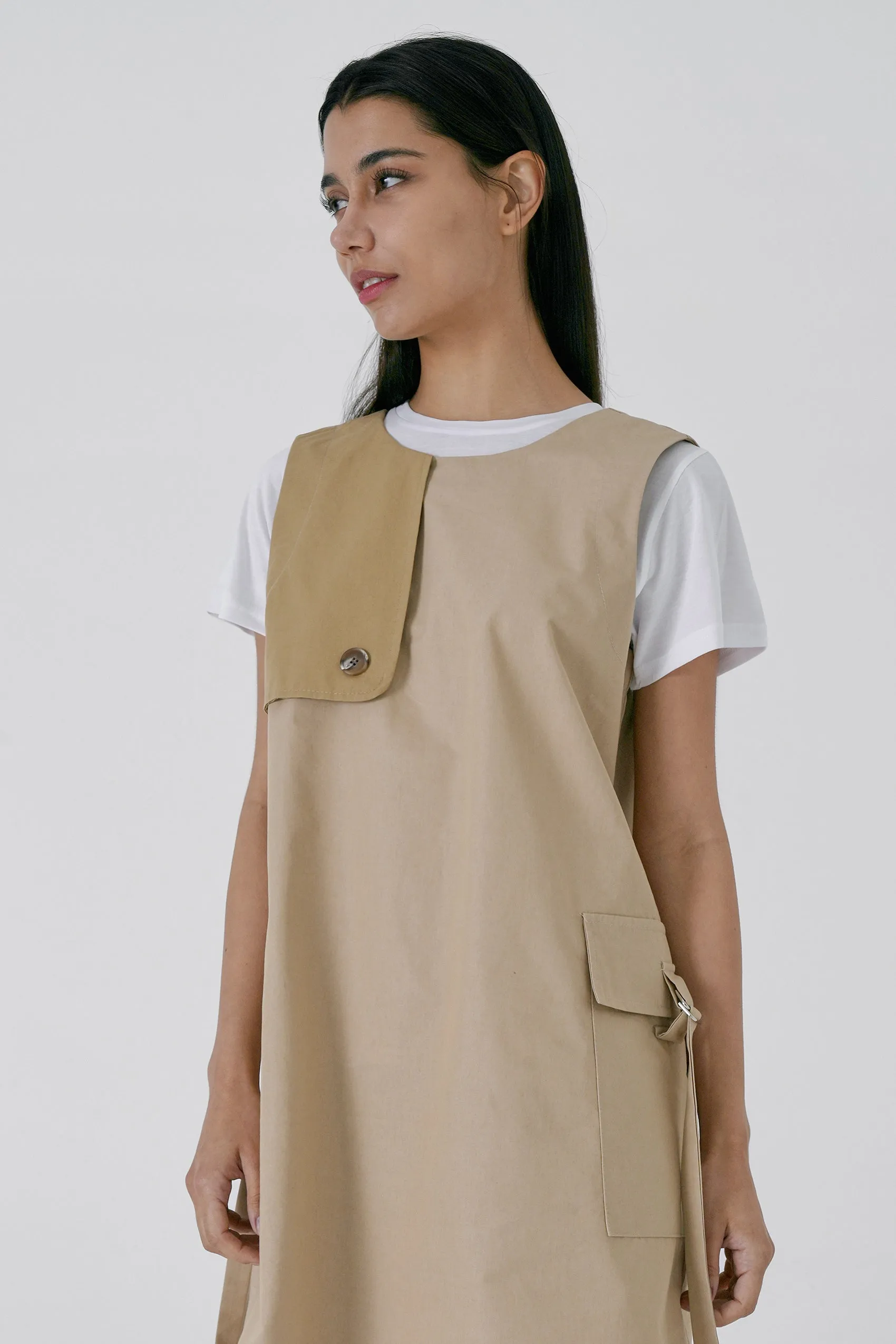 Corri Dress, Beige