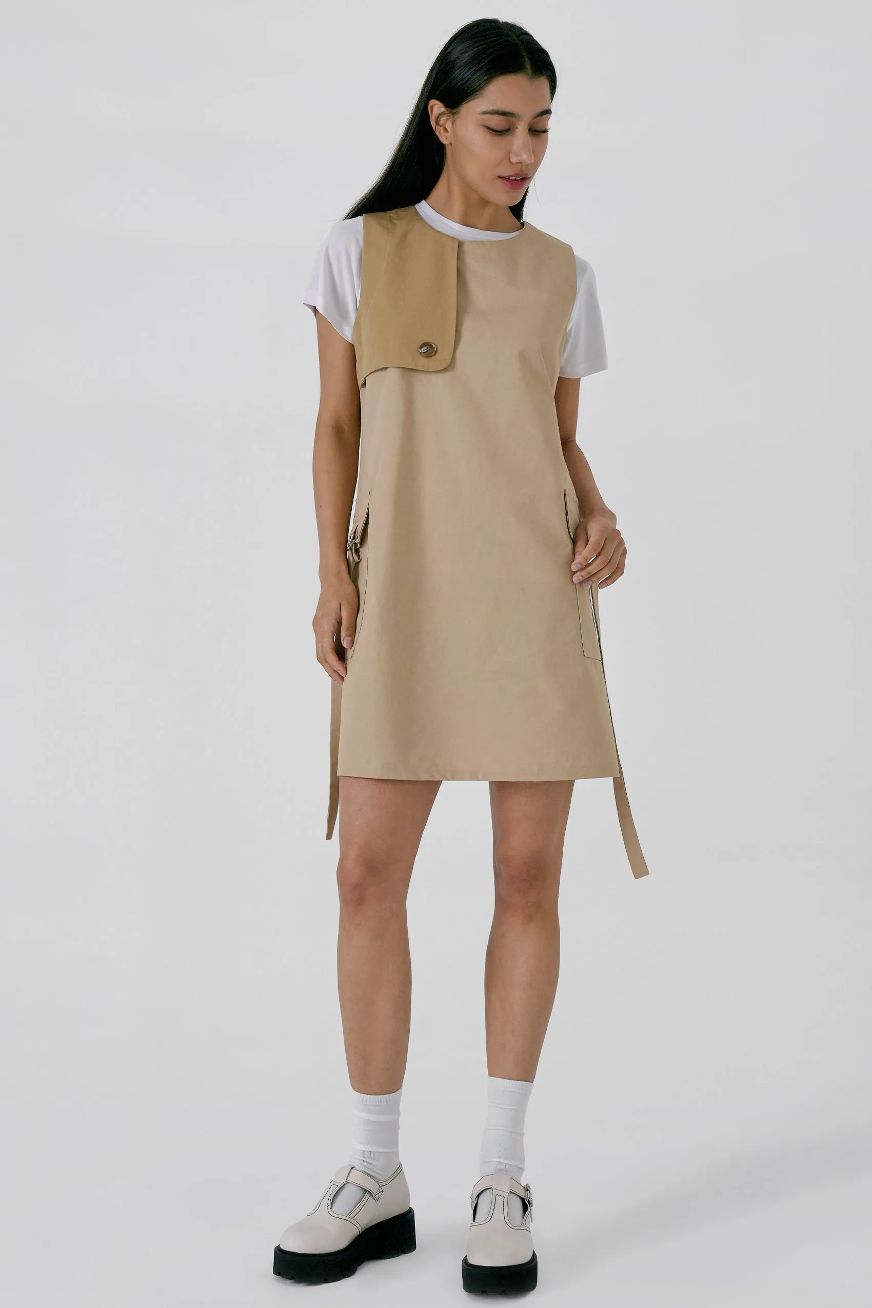 Corri Dress, Beige