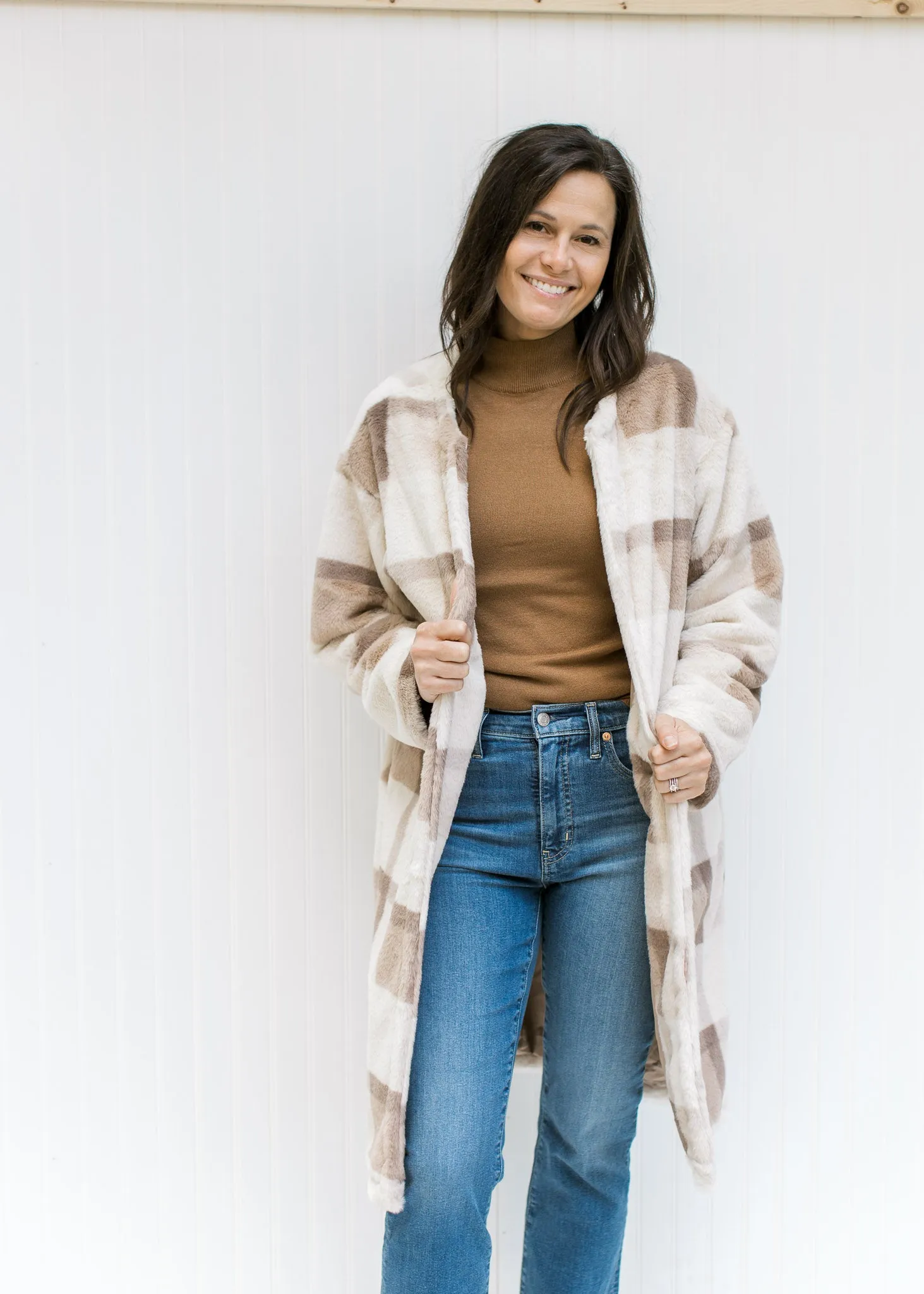 Cozy Plaid Coat