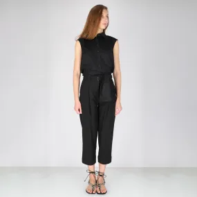 CROPPED TROUSER BLACK