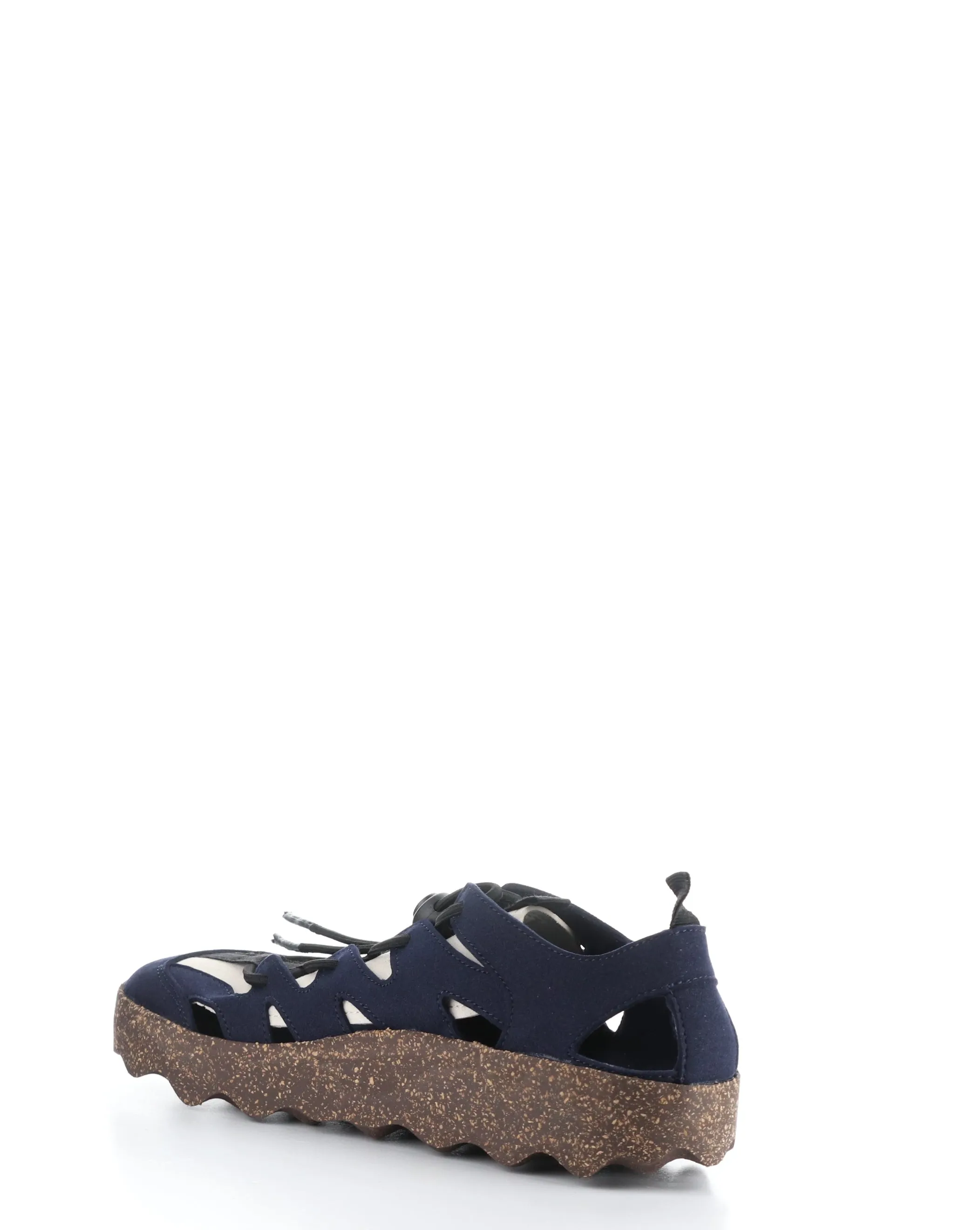 CURE2206ASP 003 NAVY Round Toe Shoes