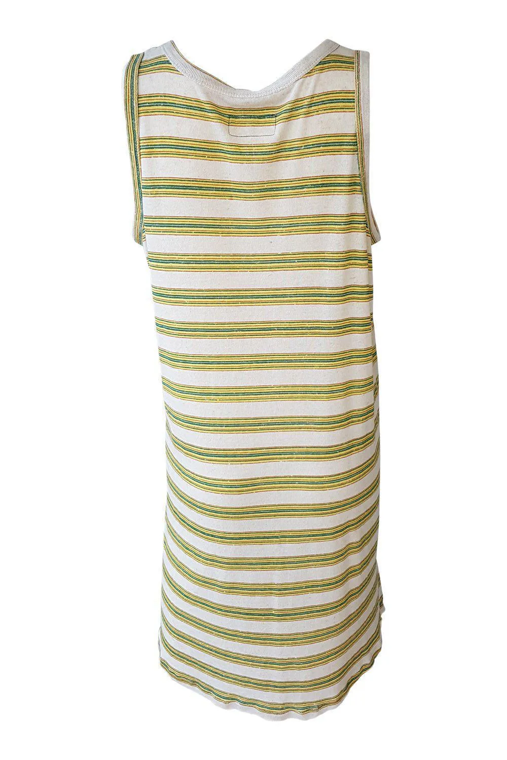 CURRENT ELLIOT Hemp Cotton Sleeveless Midi Dress (L)