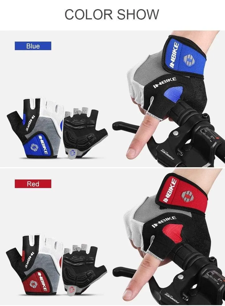 Cycling Gloves Half Finger Bike Gloves Shockproof Breathable GEL MTB Mountain Bicycle Gloves Men Sports Cycling Clothings